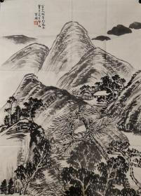 近现代中国绘画大师【齐白石】山水