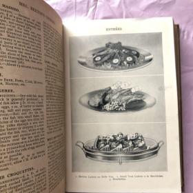 （古本收藏类英文书） Mrs Beeton's All-About Cookery with over 2000 Practical Recipes （布面精装）