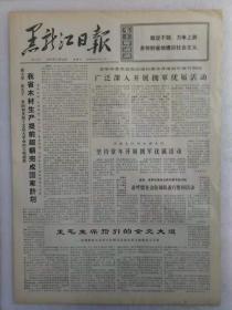 黑龙江日报 第2536期 1973年12月28日该刊1~4版全