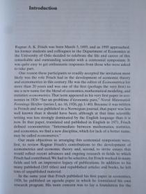 Econometrics and Economic Theory in the 20th Century: The Ragnar Frisch Centennial Symposium（Econometric Society Monographs）20世纪计量经济学和经济理论：拉格纳·弗里希百年学术研讨会（经济计量学会专著丛书 英语原版 精装本）