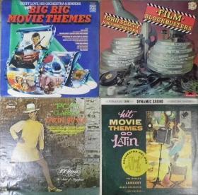 留声机專用 BIG BIG MOVIE THEMES FILM BLOCKBUSTERS MOVIE GO LATIN LACIN SCYLE  4隻 港版