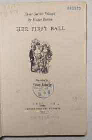 外文精装书<Her First Ball>  1959年印  （西安外院藏书）