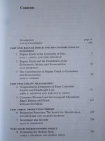 Econometrics and Economic Theory in the 20th Century: The Ragnar Frisch Centennial Symposium（Econometric Society Monographs）20世纪计量经济学和经济理论：拉格纳·弗里希百年学术研讨会（经济计量学会专著丛书 英语原版 精装本）