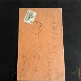 普12延安宝塔山图票1962年11月5日苏州寄上海实寄封