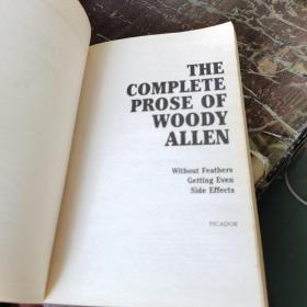 the complete prose of woody allen