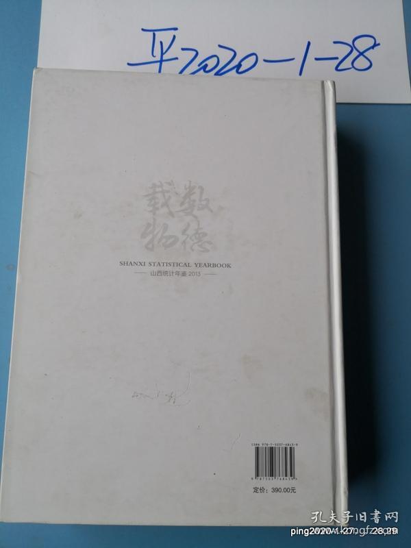 山西统计年鉴 2013