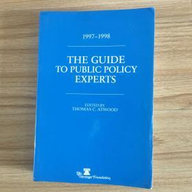 THE GUIDE TO PUBLIC POLICY EXPERTS  1997-1998