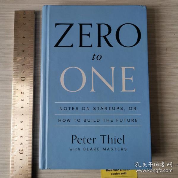 Zero to one notes on startups or how to to build the future 从零到一 从0到1 精装 英文原版