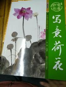 墨点字帖妙笔丹青写意荷花/美术国画入门水墨画技巧教材