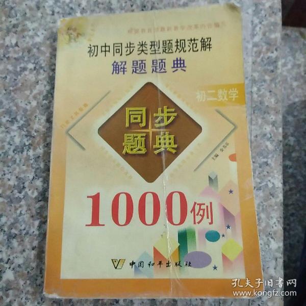 初中同步类型规范解解题题典 初二数学 1000例