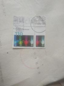 外国邮票 灯光图案