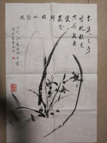 当代书画篆刻大家杜大伟花鸟一幅（保真）