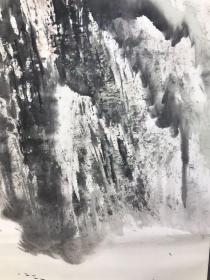 傅绍友1990年作山水立轴