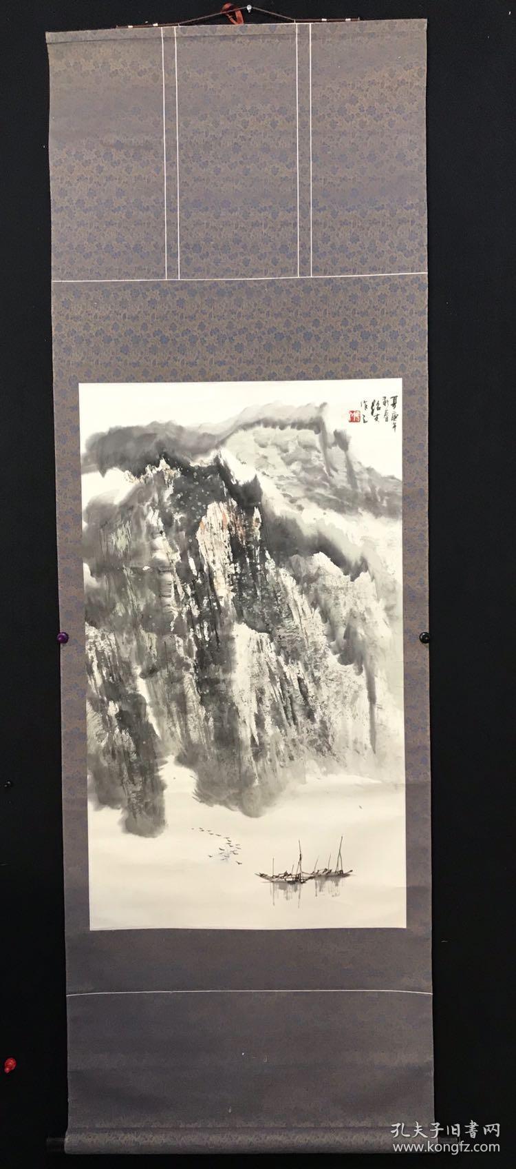 傅绍友1990年作山水立轴