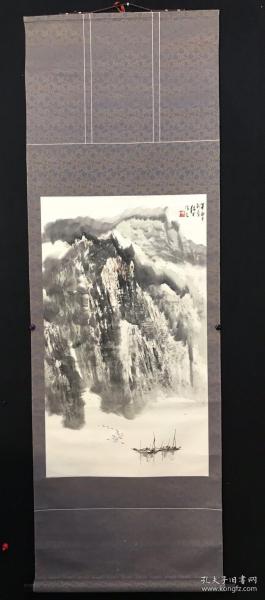 傅绍友1990年作山水立轴