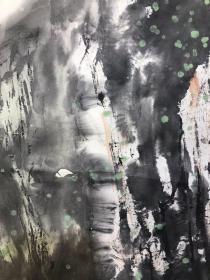 傅绍友1990年作山水立轴