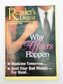 Reader's Digest (September 1986) 英文原版《1986年读者文摘 九月刊》