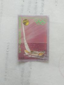 外国邮票 高帆船图案