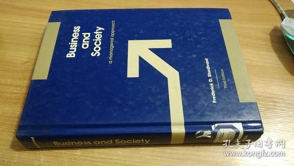 Business and Society Hardcover  商业与社会 1985 正版精装馆藏