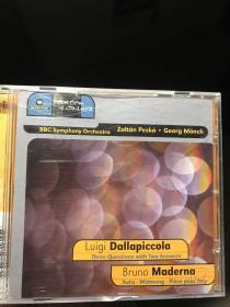 dallapiccola和bruno maderna作品集。原版cd