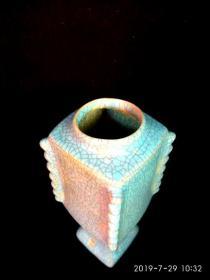 古玩杂相拆迁收到的人物瓶收藏ax