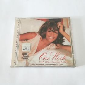 俄罗斯版 Whitney Houston - One Wish (The Holiday Album) 惠特妮休斯顿 俄版未拆 塑料盒背面轻微瑕疵