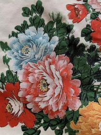 富贵牡丹刺绣锦绣丝织画