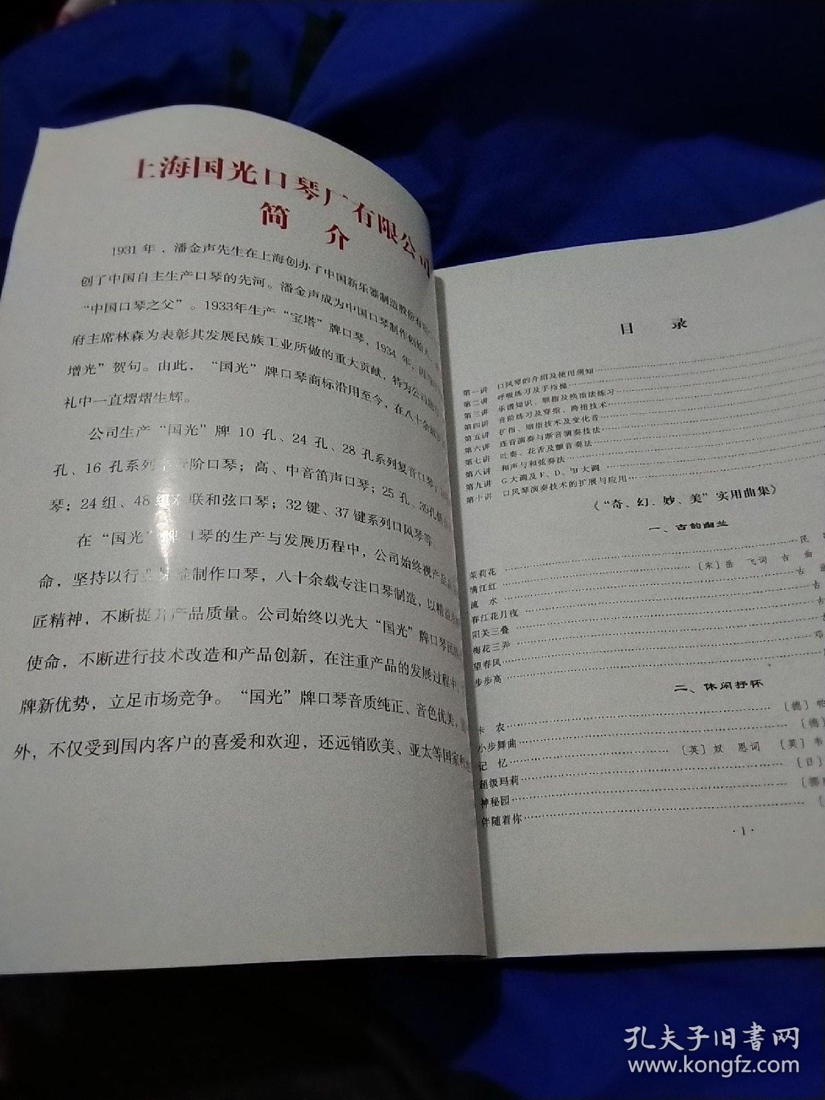 国光口风琴吹奏说明