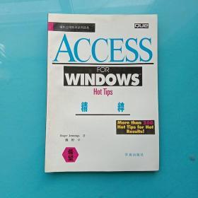 微机应用软件系列丛书：Access for Windows精粹