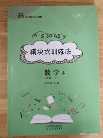 八年级数学（下）《模块发训练4》，（SK版）