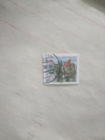 外国的邮票  将军和士兵图案