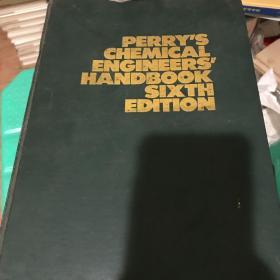 PERRY'S CHEMICAL ENGINEERS' HANDBOOK SIXTH EDITION 佩里化学工程师手册第六版 大16开