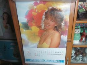 怀旧老挂历~90年外国美女风采摄影题材精品老挂历全民俗收藏品。123