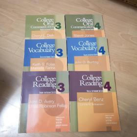 COLLEGE ORAL COMMUNICATION3、4/COLLEGE READING3、4/COLLEGE VOCABULARY3、4（六册合售）