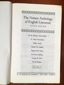 原版诺顿英国文学选第二卷 THE NORTON ANTHOLOGY OF ENGLISH LITERATURE  VOL 2  the 4th Eidtion