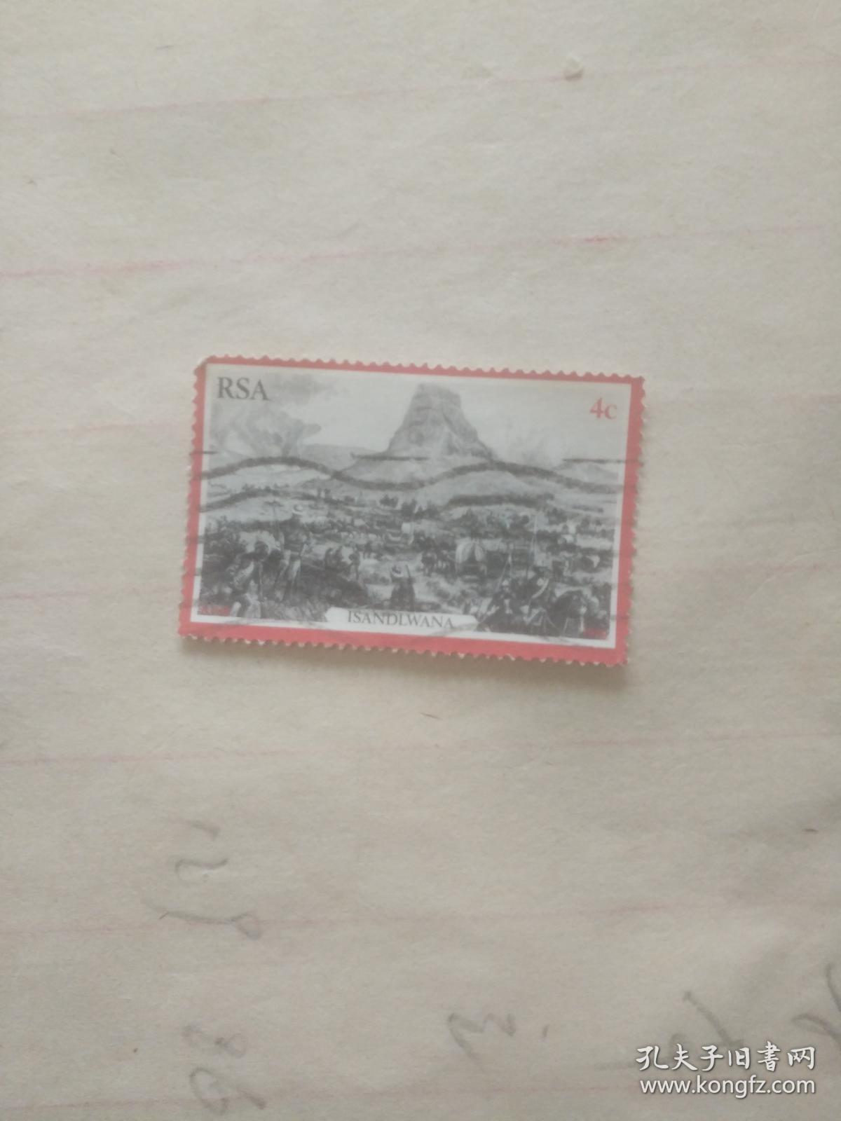 外国的邮票 山区图案