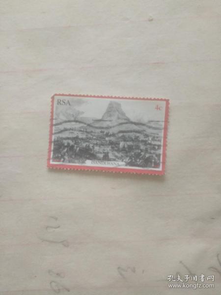 外国的邮票 山区图案