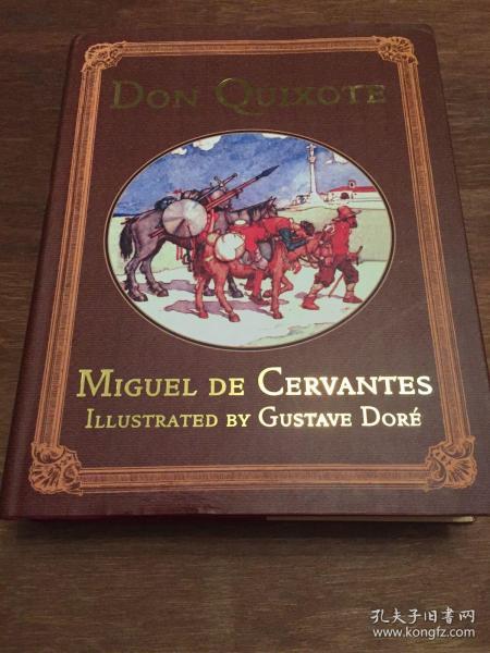 【大16K烫金巨册英文原版堂吉诃德】 三面烫金 一册全巨册 英文原版《堂吉诃德》 《唐吉诃德》 Miguel de Cervantes 著 塞万提斯