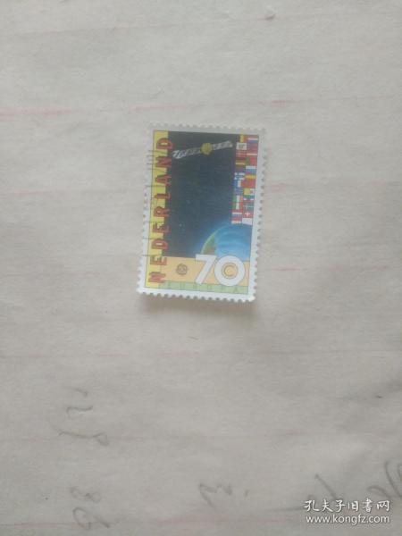 外国的邮票 卫星图案