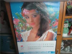 怀旧老挂历~90年外国美女风采摄影题材精品老挂历全民俗收藏品。123