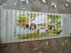 八骏图【周戈/绘画 印刷品 甘肃人民出版社】