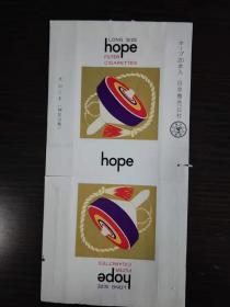 日本烟标 纪念标 HOPE 神奈川县 拆包标