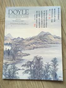 doyle asian works  of  art 2000年  中国艺术品 16开 包挂刷