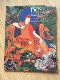 doyle asian works  of  art 1999年  中国艺术品 16开 包挂刷