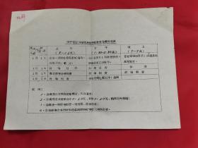60年代济宁专区供销系统经营管理会议日程表