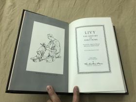 Easton Press牛皮精装本：Livy The History of Early Rome 李维 早期罗马史 伊斯顿真皮插图豪华收藏版 封面、书脊烫金图案 书口三面刷金 无酸纸印刷