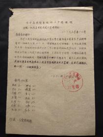 1961年开平县供销合作社土产经理部分配一批废品回收专用火柴的通知