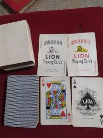 440花牌塑光扑克，2付全，包装好，品佳