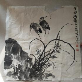 中美协会员，山东著名书画家王泽喜先生花鸟一幅！