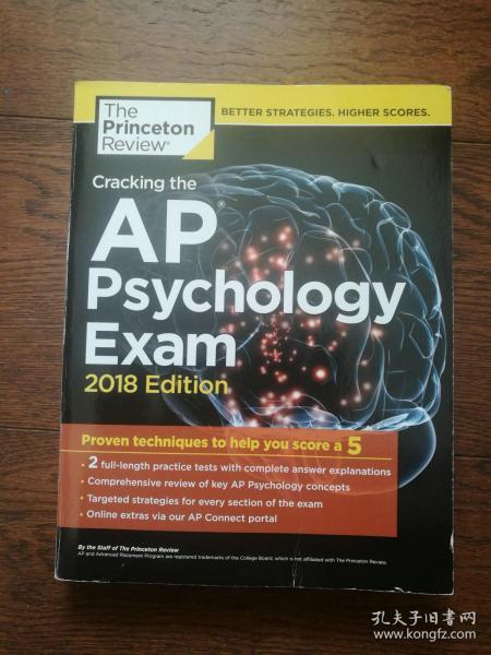 Cracking the AP Psychology Exam  2018 Edition（英文原版，攻克AP心理学考试  2018版）